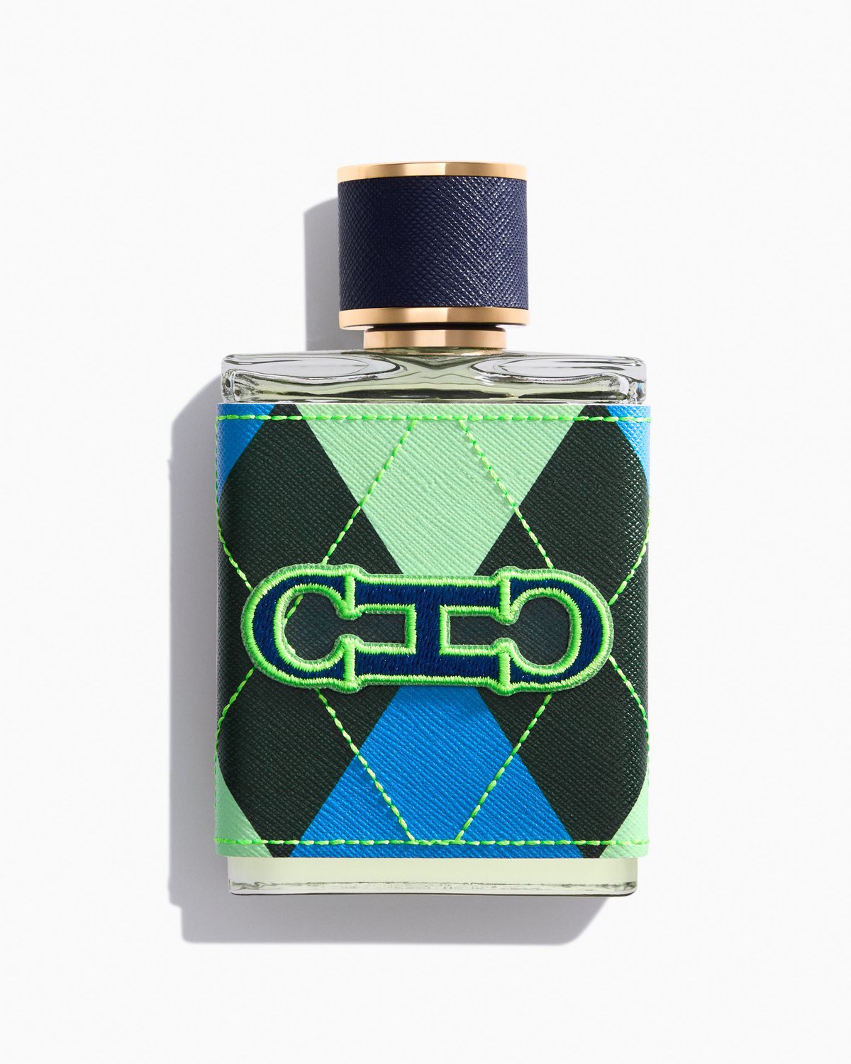 Carolina Herrera CH Men Swing: A Verdant Suede Symphony - Product Image