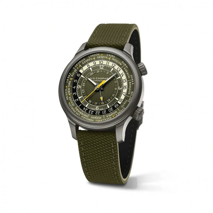 Chopard L.U.C Time Traveler One Khaki: Global Chic on Your Wrist - Product Image