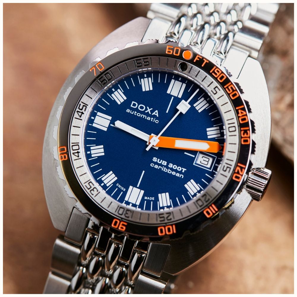 Doxa SUB 300T Review: The Orange Dial Market Play - Product Image
