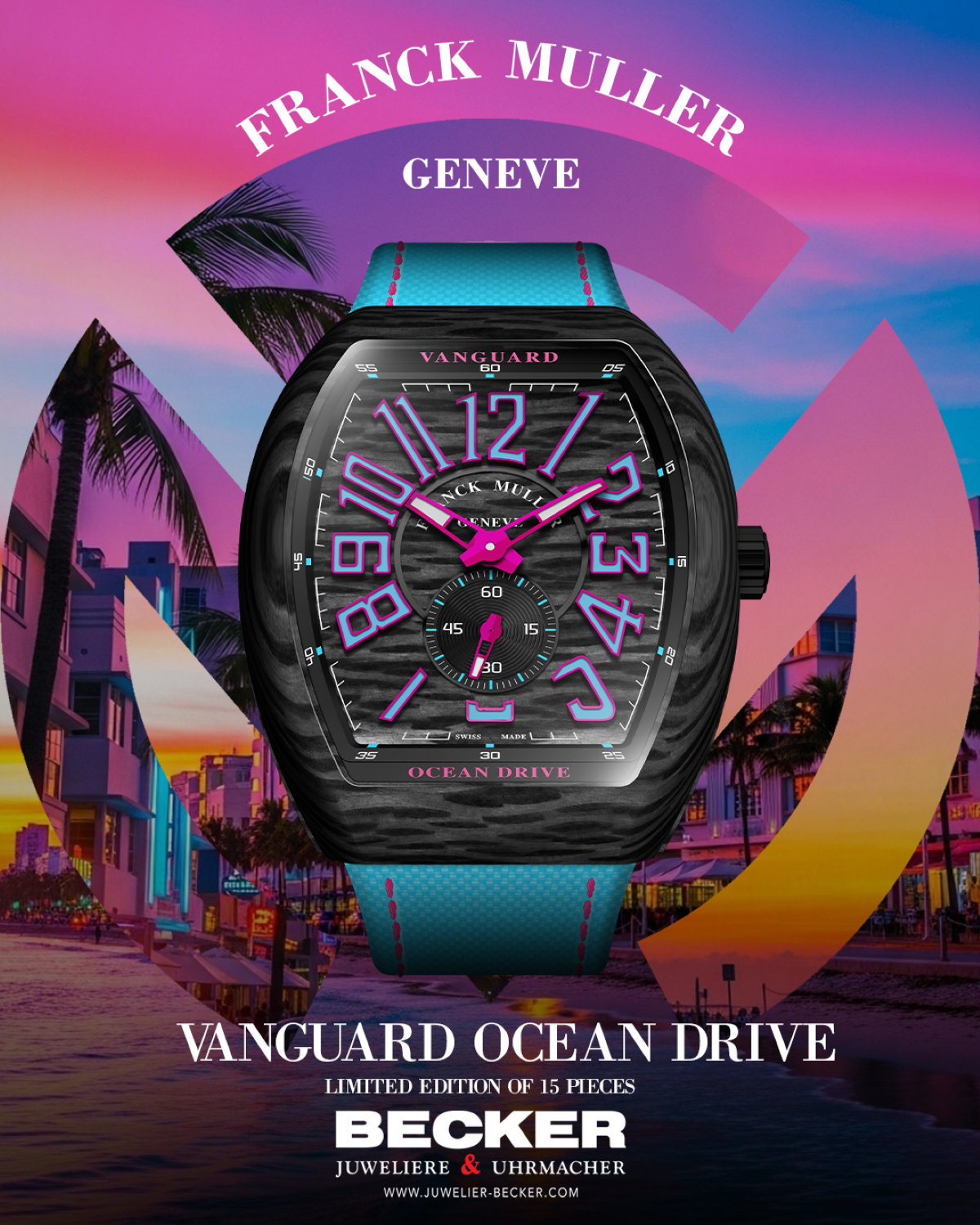 Franck Muller Vanguard Ocean Drive Review: Tonneau Sport - Product Image