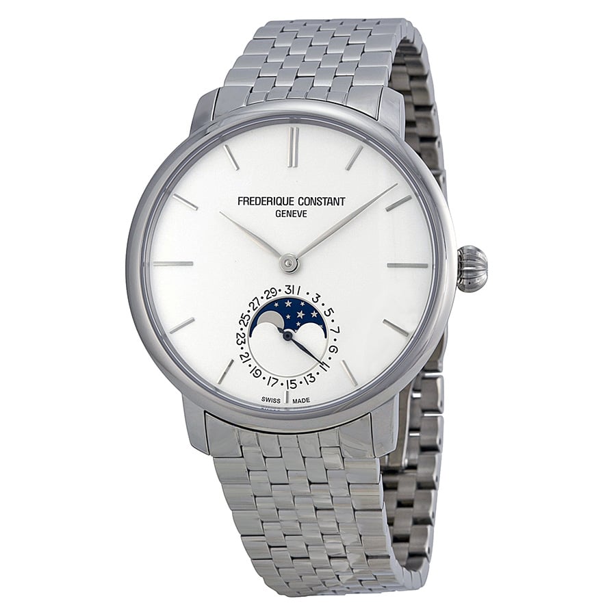 Frederique Constant Slimline Moonphase: Stealth Wealth Flex - Product Image