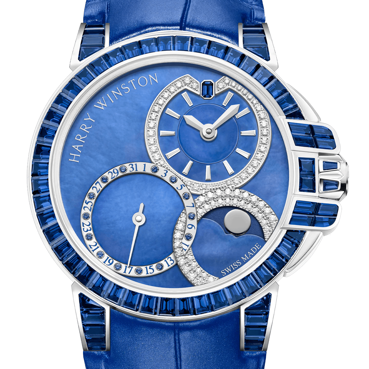 Harry Winston Ocean Date Moon Phase: A Wearable Jewel - Product Image