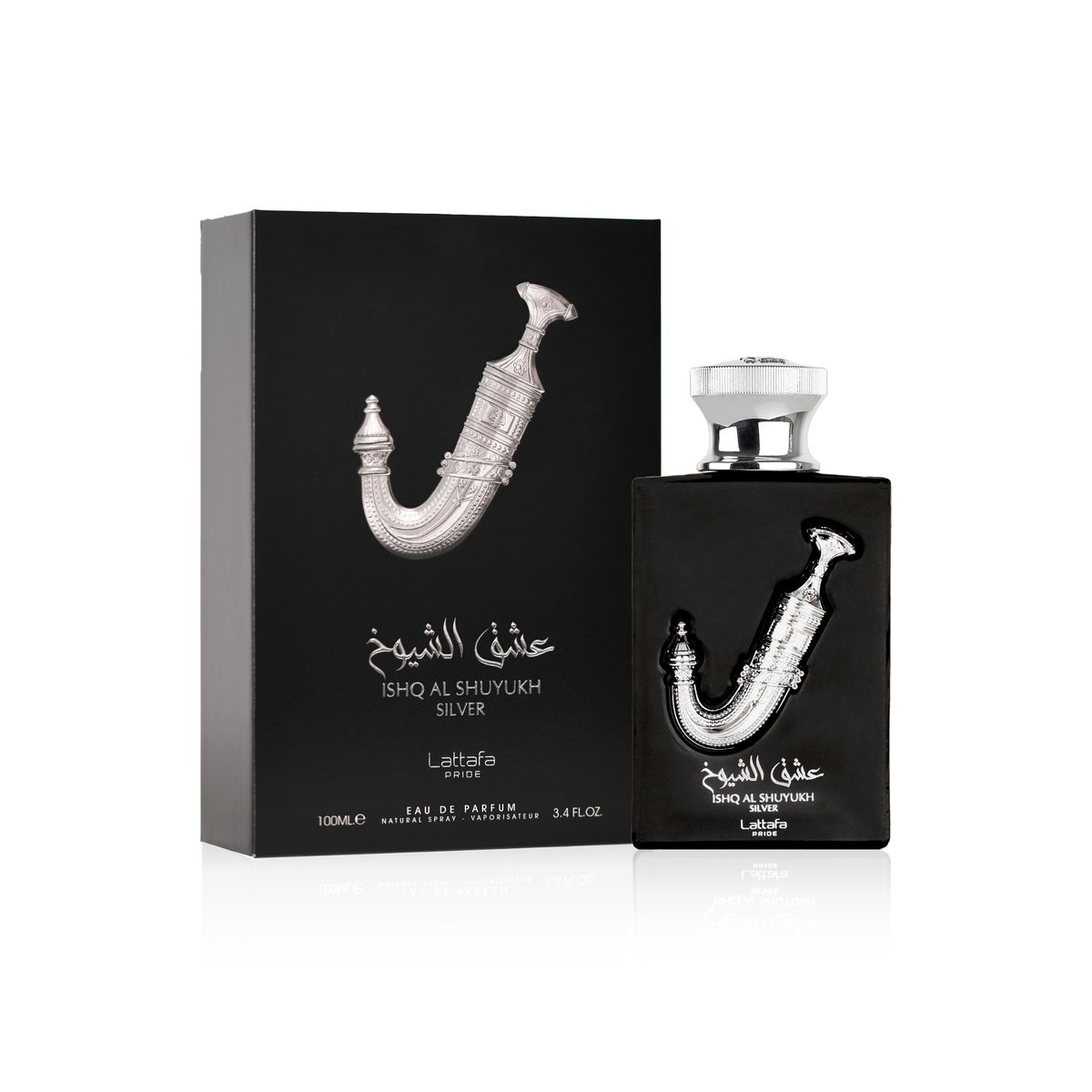 Lattafa Ishq Al Shuyukh Silver: A Modern Unisex Masterpiece - Product Image
