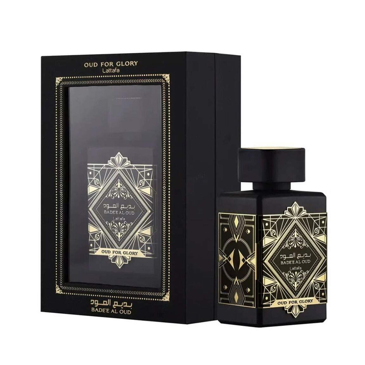 Lattafa Bade'e Al Oud Black Exposed: A Sensual Cocoa Noir - Product Image