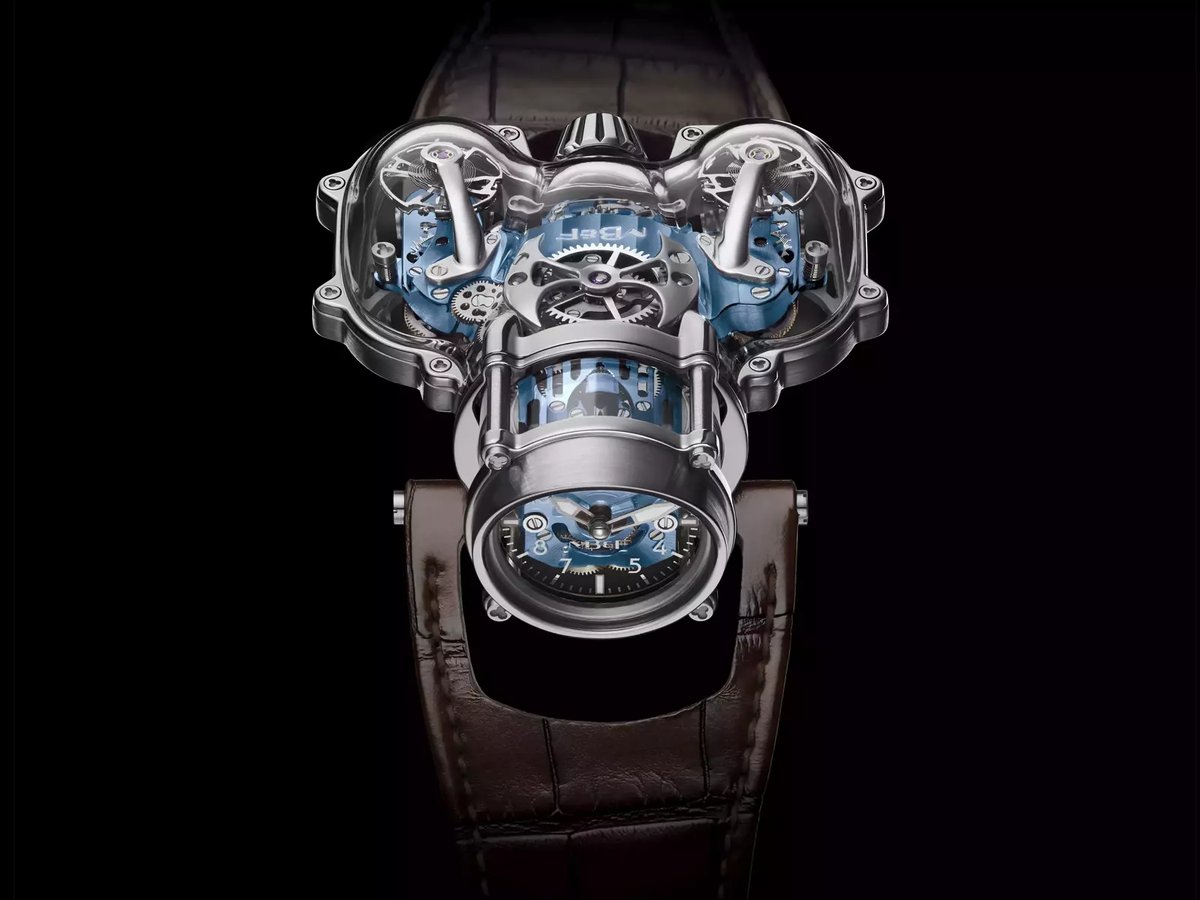 MB&F Horological Machine N°9 — MB&F HM9 'Flow' (90.RL.RB): A Horological Masterpiece - Product Image