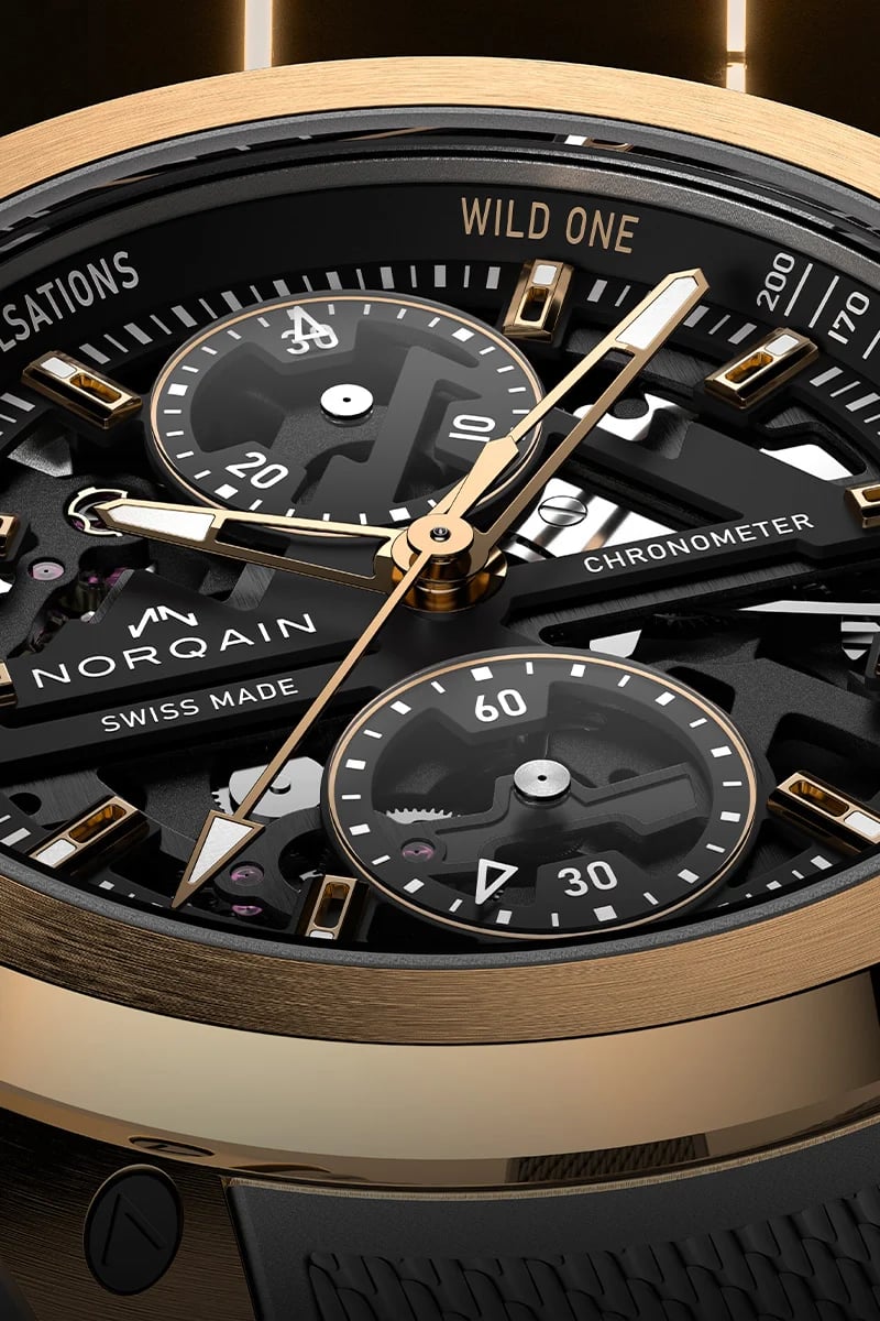 Norqain Wild ONE Skeleton Chrono Review: Carbon Cool - Product Image