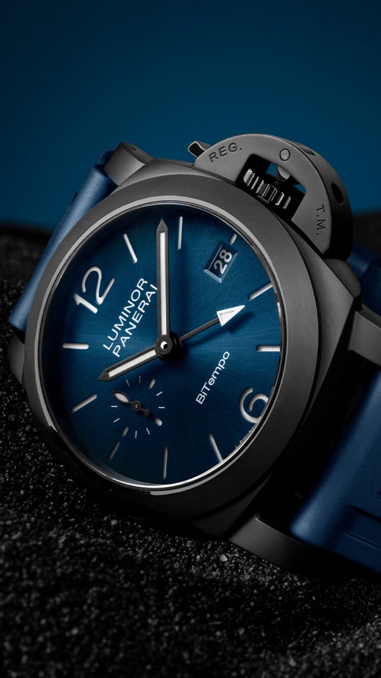 Panerai Luminor GMT Ceramica Review: Matte Black Traveler - Product Image