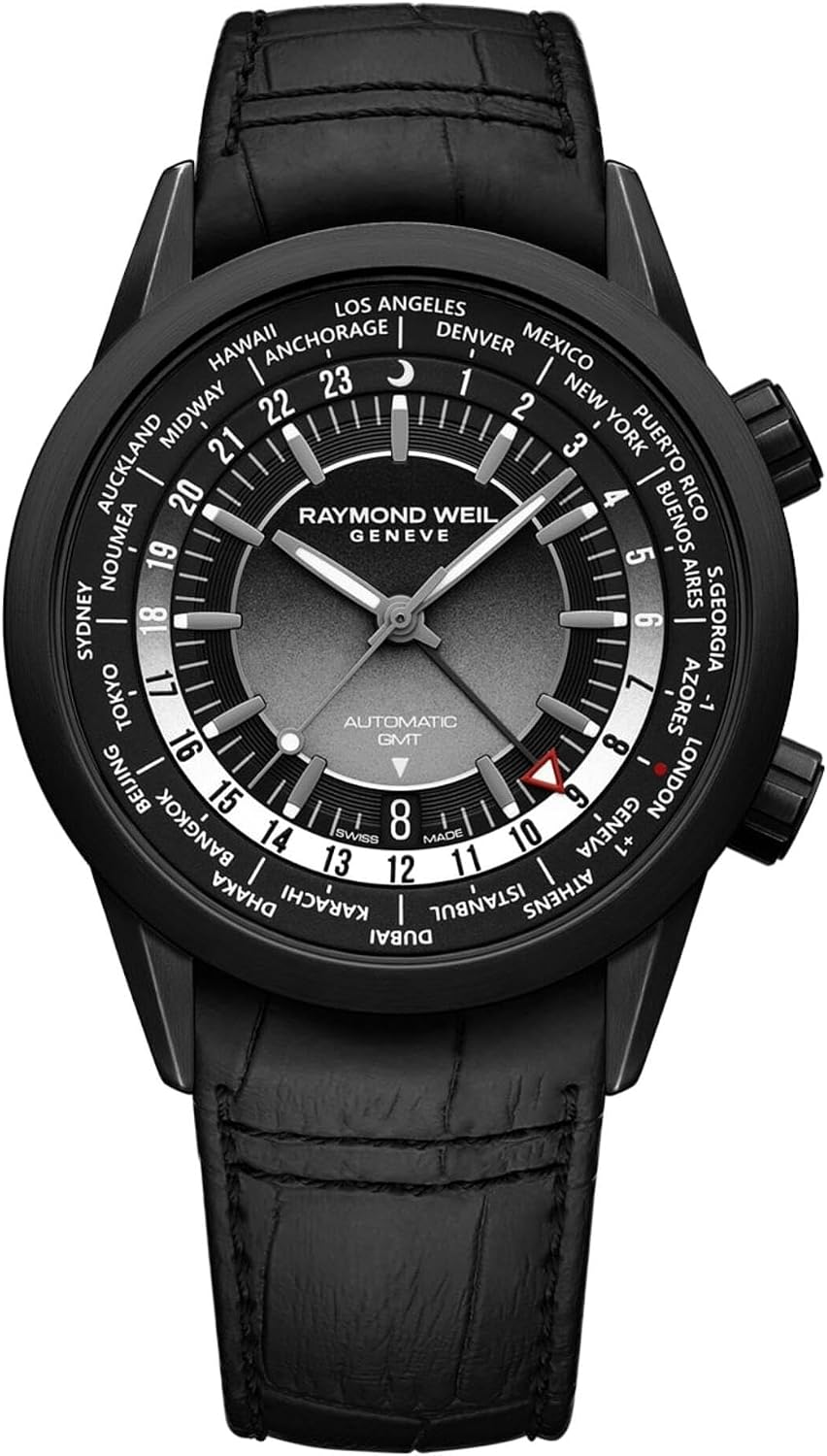 Raymond Weil GMT Worldtimer: The Sophisticated Traveler's Companion - Product Image
