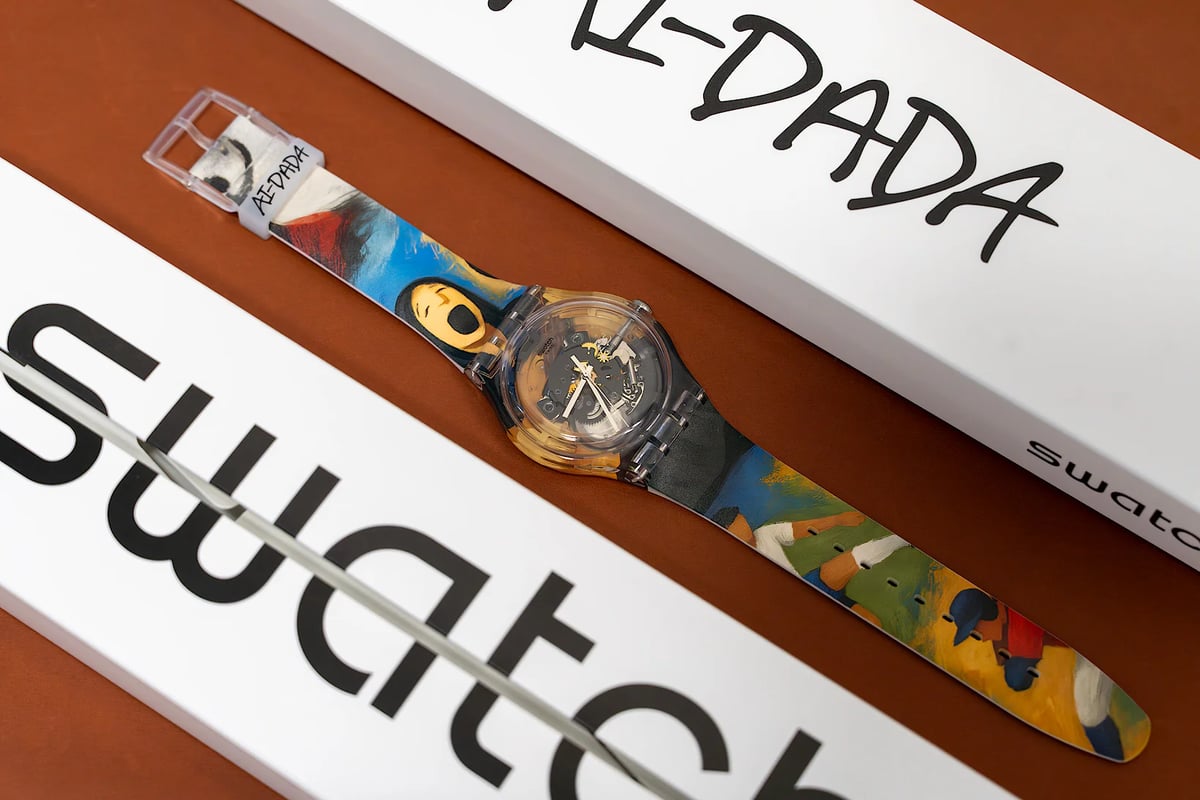 Swatch AI Dada: A Masterpiece of Dadaism on the Wrist - Product Image