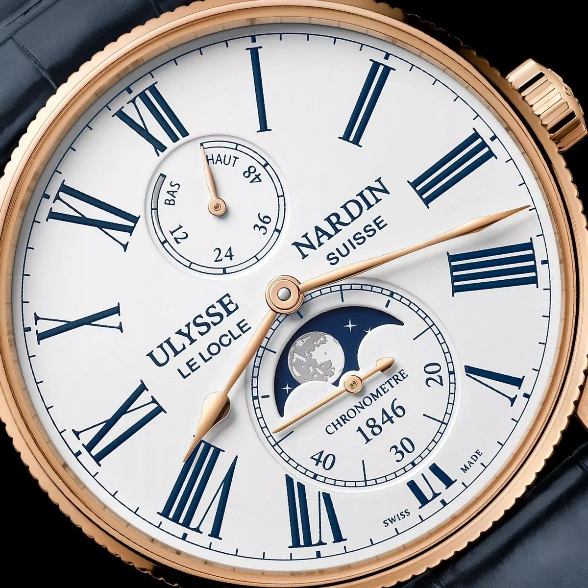 Ulysse Nardin Marine Torpilleur Moonphase Review: A Nautical Masterpiece - Product Image