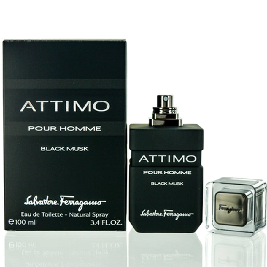 The Enigmatic Allure: A Deep Dive into Salvatore Ferragamo Attimo Black Musk Pour Homme - Product Image