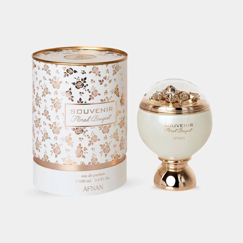 Afnan Souvenir Floral Bouquet Review: The Rose-Rhubarb Muse