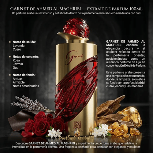 Ahmed Al Maghribi Garnet Review: Leather, Rose & Oud
