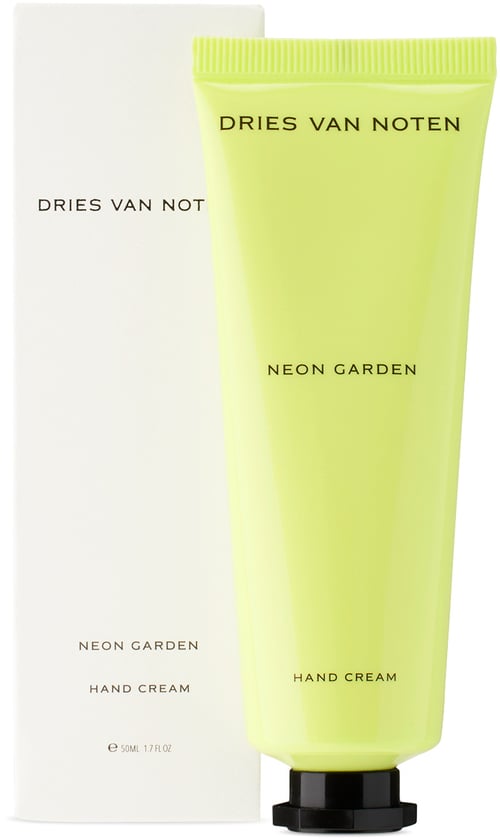 Dries Van Noten Neon Garden Review: Green Iris Elegance