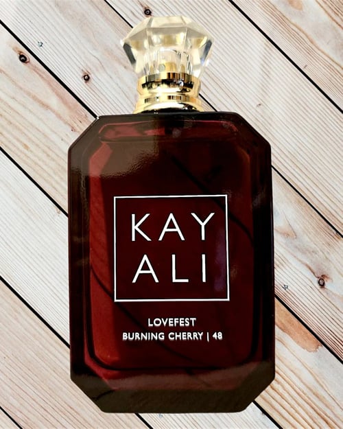 Kayali Lovefest Burning Cherry | 48 Review: A Smoky-Sweet Gourmand