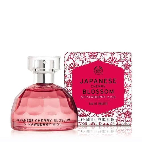 The Body Shop Japanese Cherry Blossom Strawberry Kiss Review – Sweet Floral