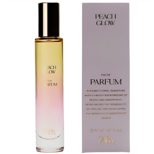 Zara Peach Glow Eau De Parfum: A Luminous Study in Modern Fruity Allure