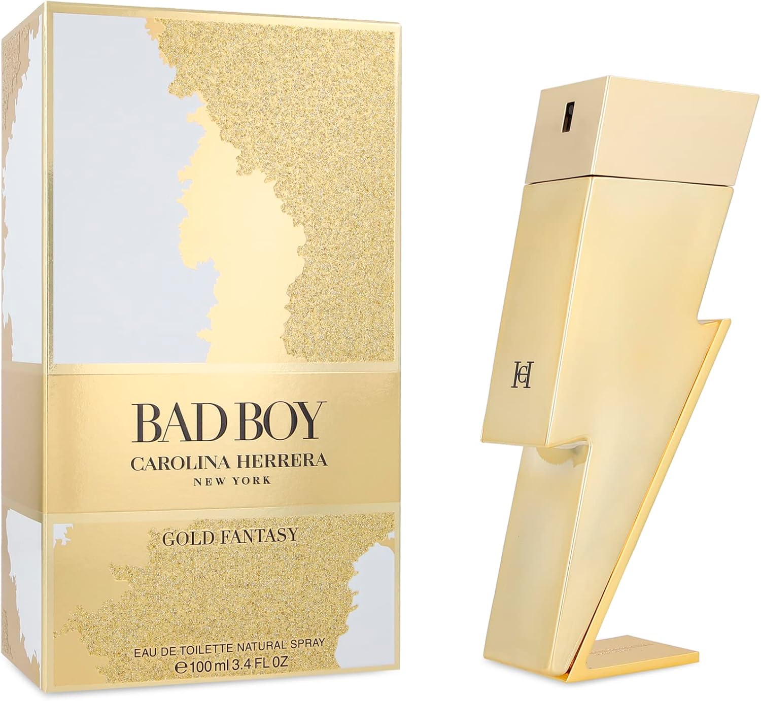 Carolina Herrera Bad Boy Gold Fantasy: A Golden Masterpiece - Product Image