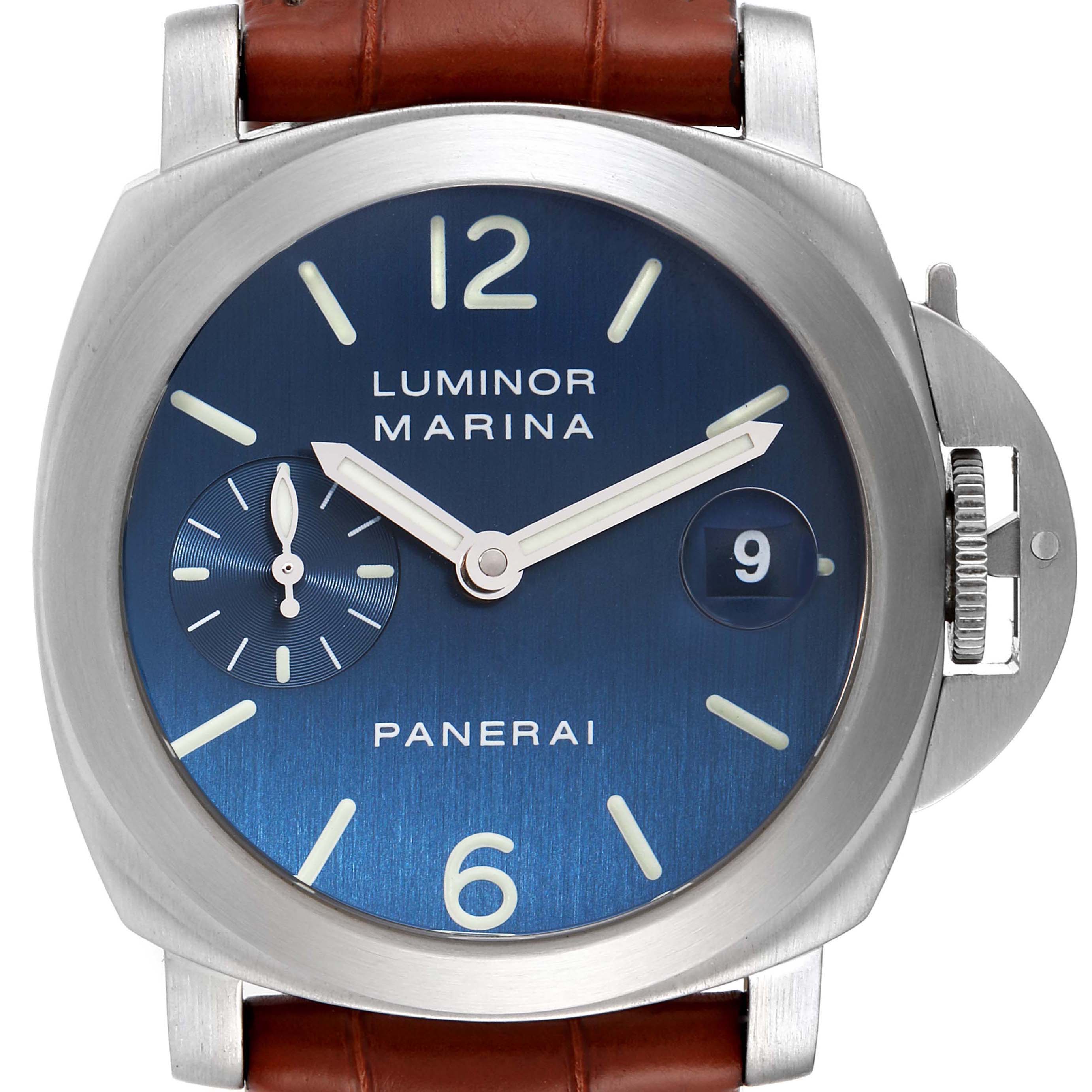 Panerai Luminor Marina PAM01312 Review – Blue Dial Investment - Product Image